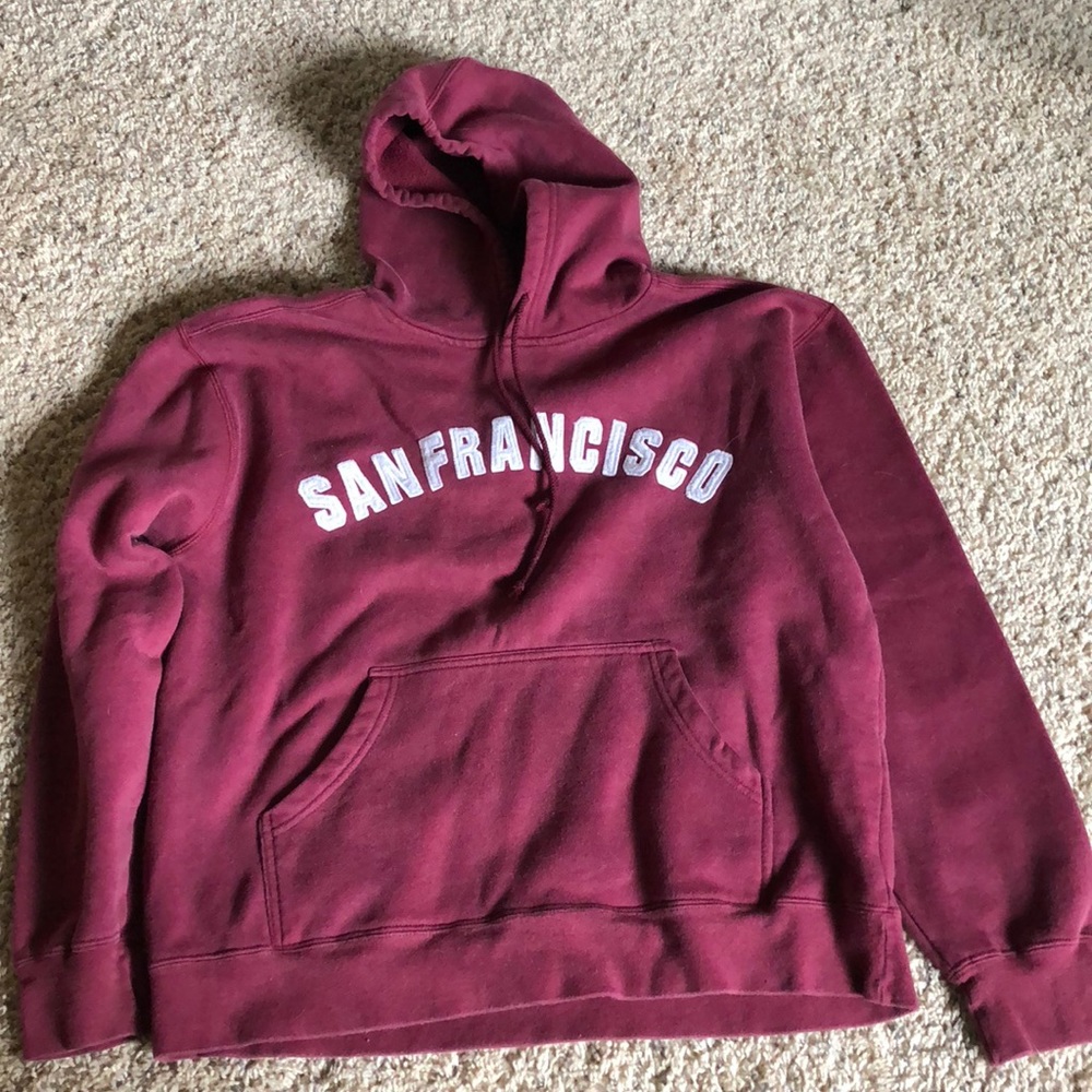 Maroon hoodie